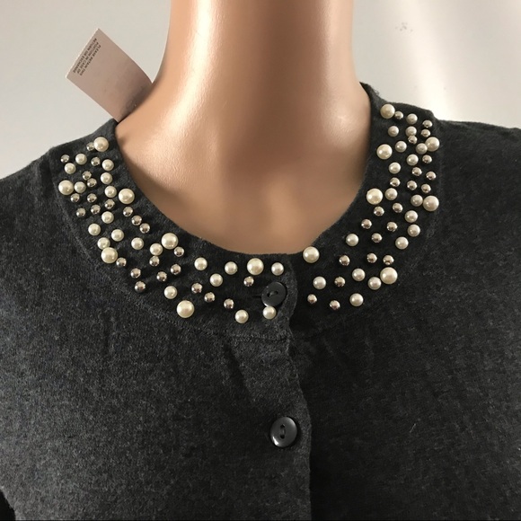 Loft Women’s Size XS Cardigan Gray Sweater - Picture 2 of 5